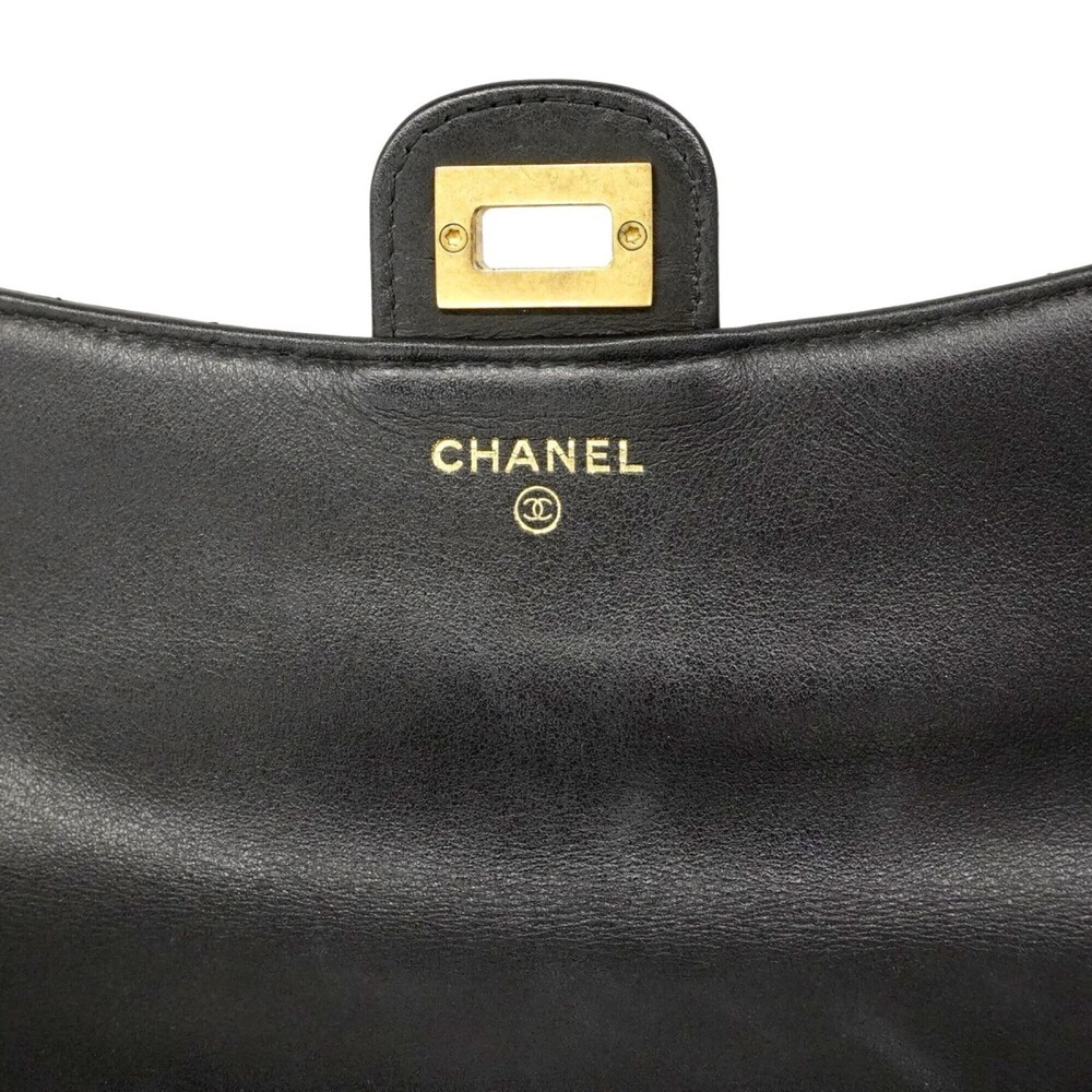 CHANEL Authentic Black Leather Wallet - Picture 5 of 12